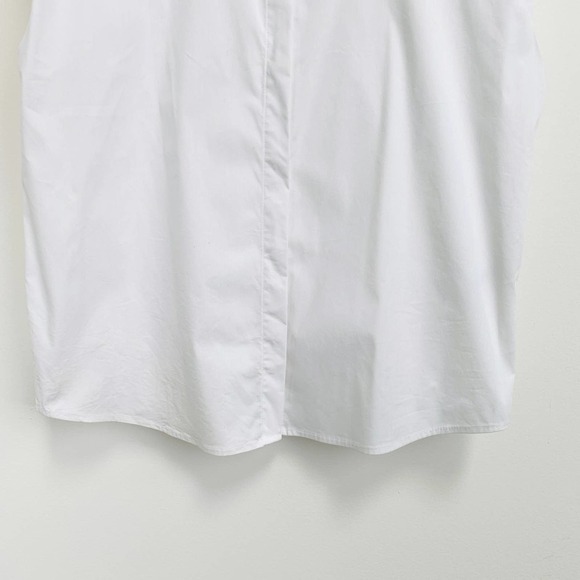 NWT CalvinKlein Button-Down Cropped Shirt Size XS - Picture 4 of 10